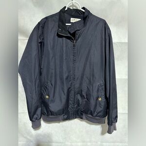 Vintage Orvis Bomber Jacket Navy Blue Men’s XL Pockets Fishing Outdoor Gorpcore